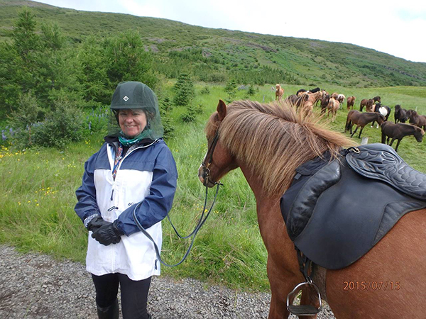 julie riding iceland equitrekking travel