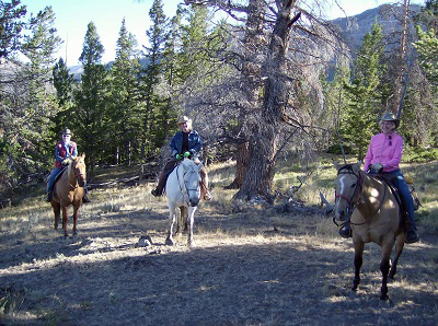 riding wyoming dude ranch t cross