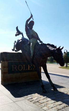 Kentucky Horse Park Rolex statue