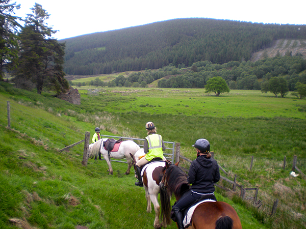 Scotland Highlands horse riding vacations