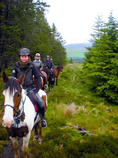 Scotland horse riding Highlands vacation