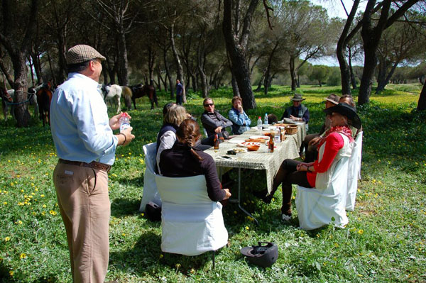 Spain Horseback Riding Vacation Picnic Lunch