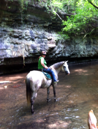 shaker village horseback waterfall