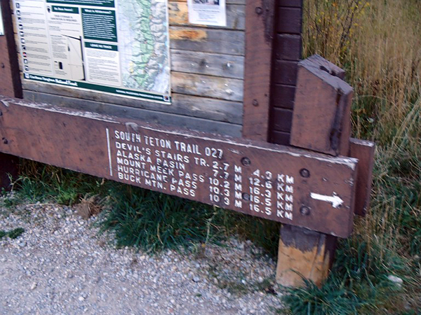 South Teton Trailhead Alaska