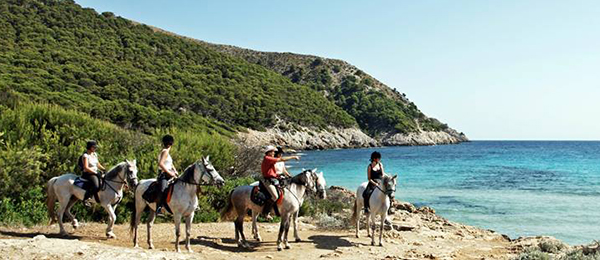 Spain beach riding mallorca