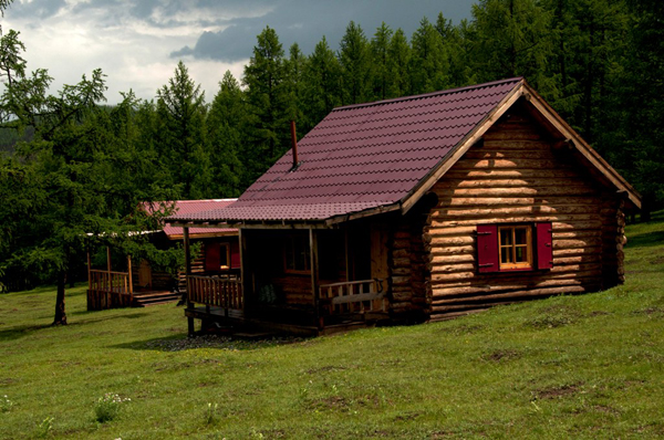 stone horse cabins mongolia horseback staging area