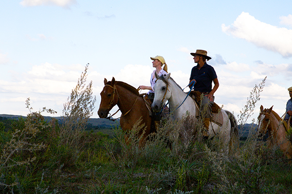 sunset uruguay rancher