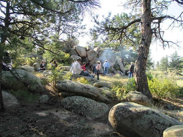 Sylvan Dale Guest Ranch breakfast horse ride