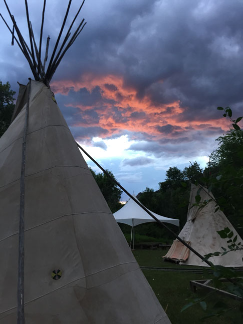 Sylvan Dale Native American History Tipis