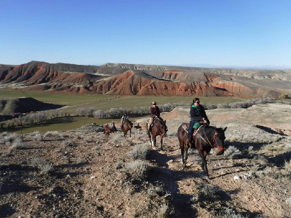 The Hideout Lodge and guest Ranch Wyoming riding horses