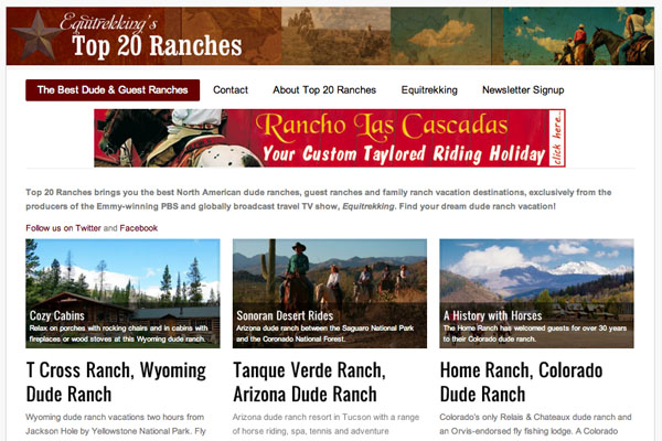 Top 20 ranches