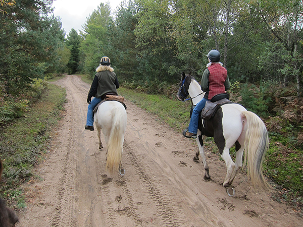 trail riding at otter creek new york 