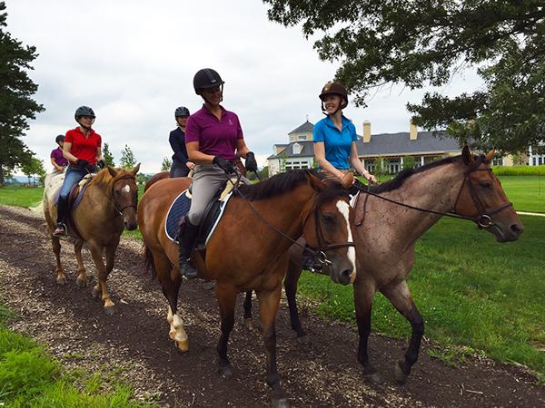 trail riding at salamander resort in virginia