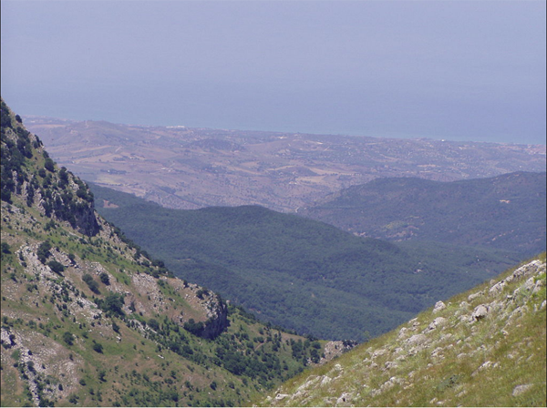 view of madonie park sicily