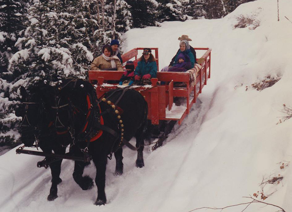 Western Pleasure Guest Ranch Christmas Sleigh Ride